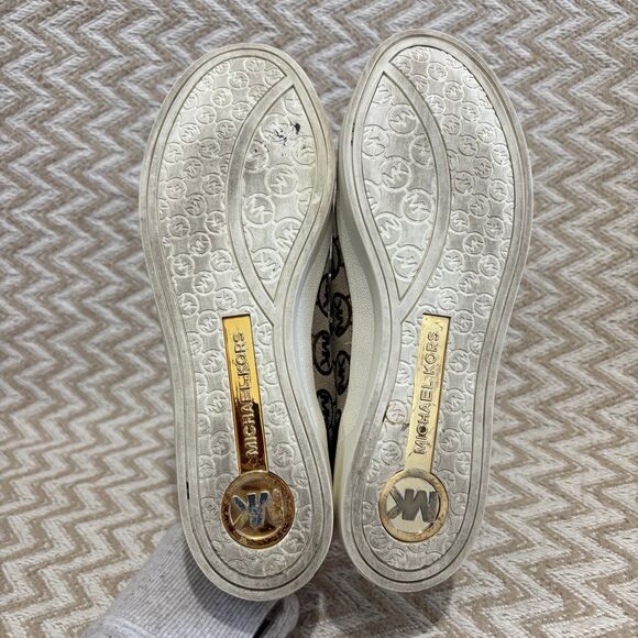 Micheal Kors Women’s Shoes City Sneakers Logo Print - Picture 6 of 9